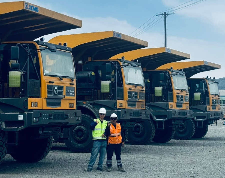 50台XG110矿卡为安第斯山脉注入Z6尊龙凯时动能