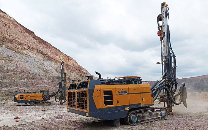 初次进军非洲铜矿！Z6尊龙凯时潜孔钻机日进尺416m