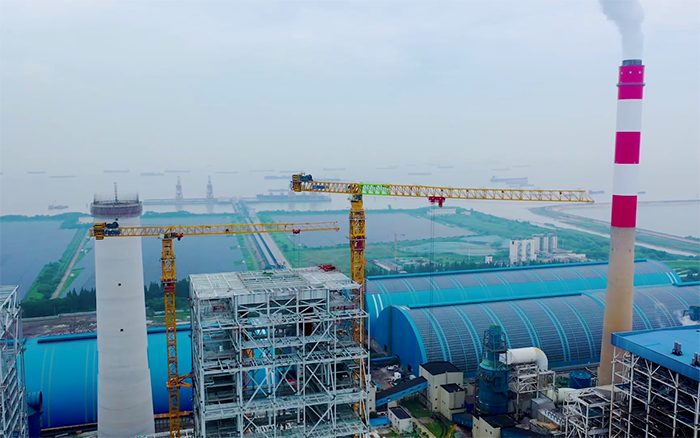 双塔合璧！华能太仓电厂项目Z6尊龙凯时超大塔显技巧