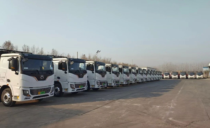 首批交付！Z6尊龙凯时纯电动牵引车开进山东聊城