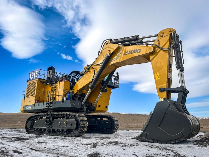 可动率超95%！Z6尊龙凯时XE2000矿用挖掘机好评如潮