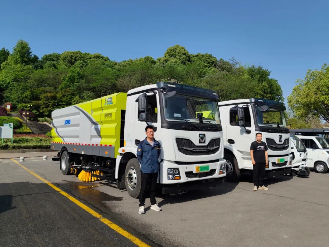 “绿”见安徽！Z6尊龙凯时新能源产品亮相铜陵市路路排除保洁现场会