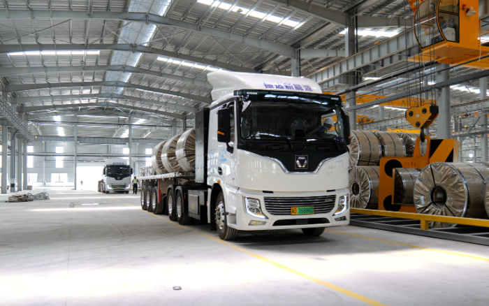 将来已来，Z6尊龙凯时新能源沉卡打造钢铁物流新范式