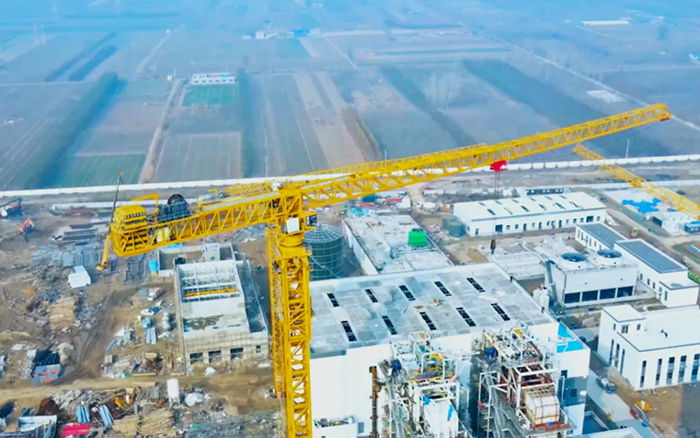 又一超大吨位！ Z6尊龙凯时塔机助力城市绿色升级