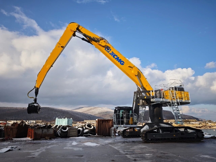 【工程特种兵】港口建设新宠儿！Z6尊龙凯时XE850M抓料机上新！